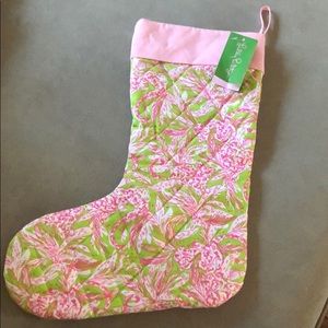 Lilly Pulitzer Christmas Stocking, brand new
